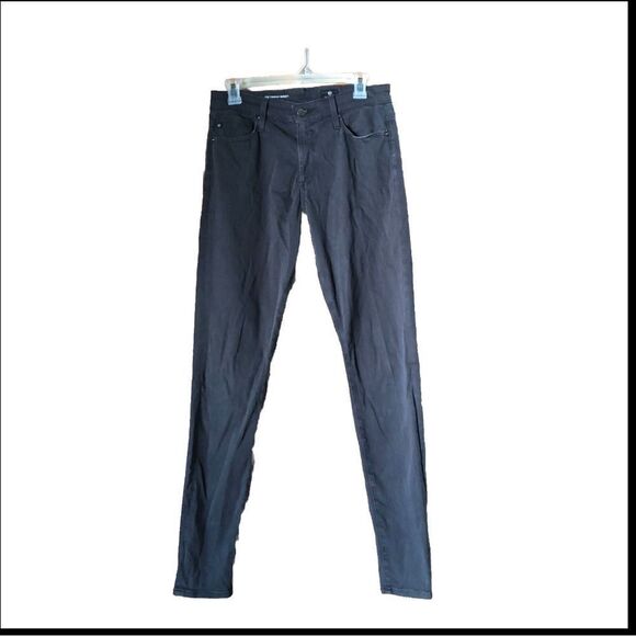 AG Adriano Goldschmied The Farrah High Rise Skinny Jeans Black - 28 - Picture 1 of 12